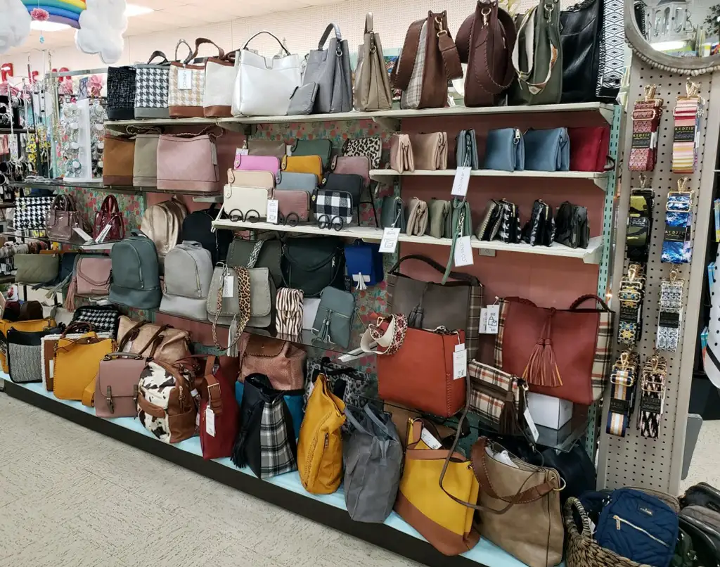 variety of purses sold at local store in nashville illinois